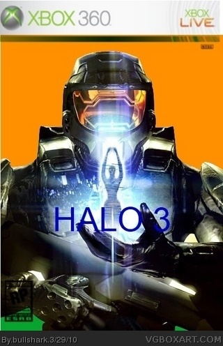 Halo 3 Xbox 360 Box Art Cover by bullshark