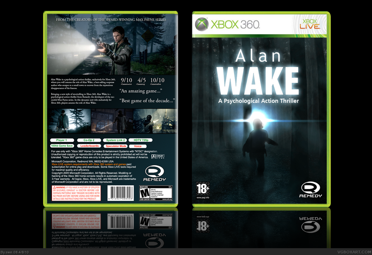 Ланч боксы alan wake. Alan Wake (Xbox 360). Alan Wake Xbox 360 обложка. Alan Wake Xbox 360 Cover.