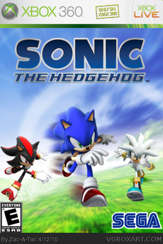 Sonic The Hedgehog Xbox 360 Box Art Cover by SONIC2K6