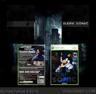 Dark Sonic box art cover