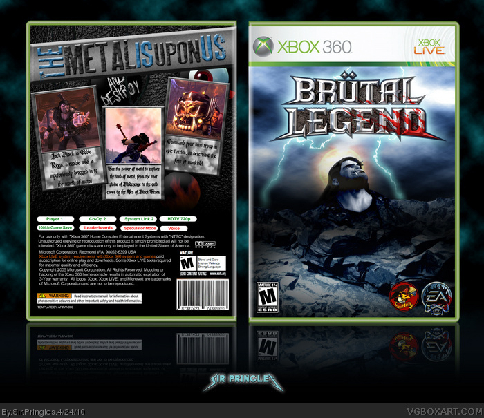 Brutal Legend box art cover