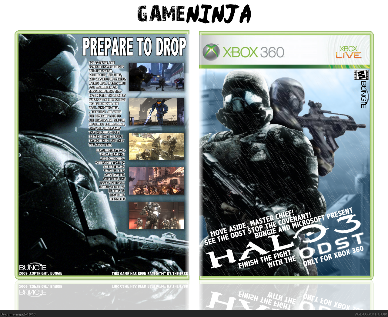 Halo 3: ODST box cover