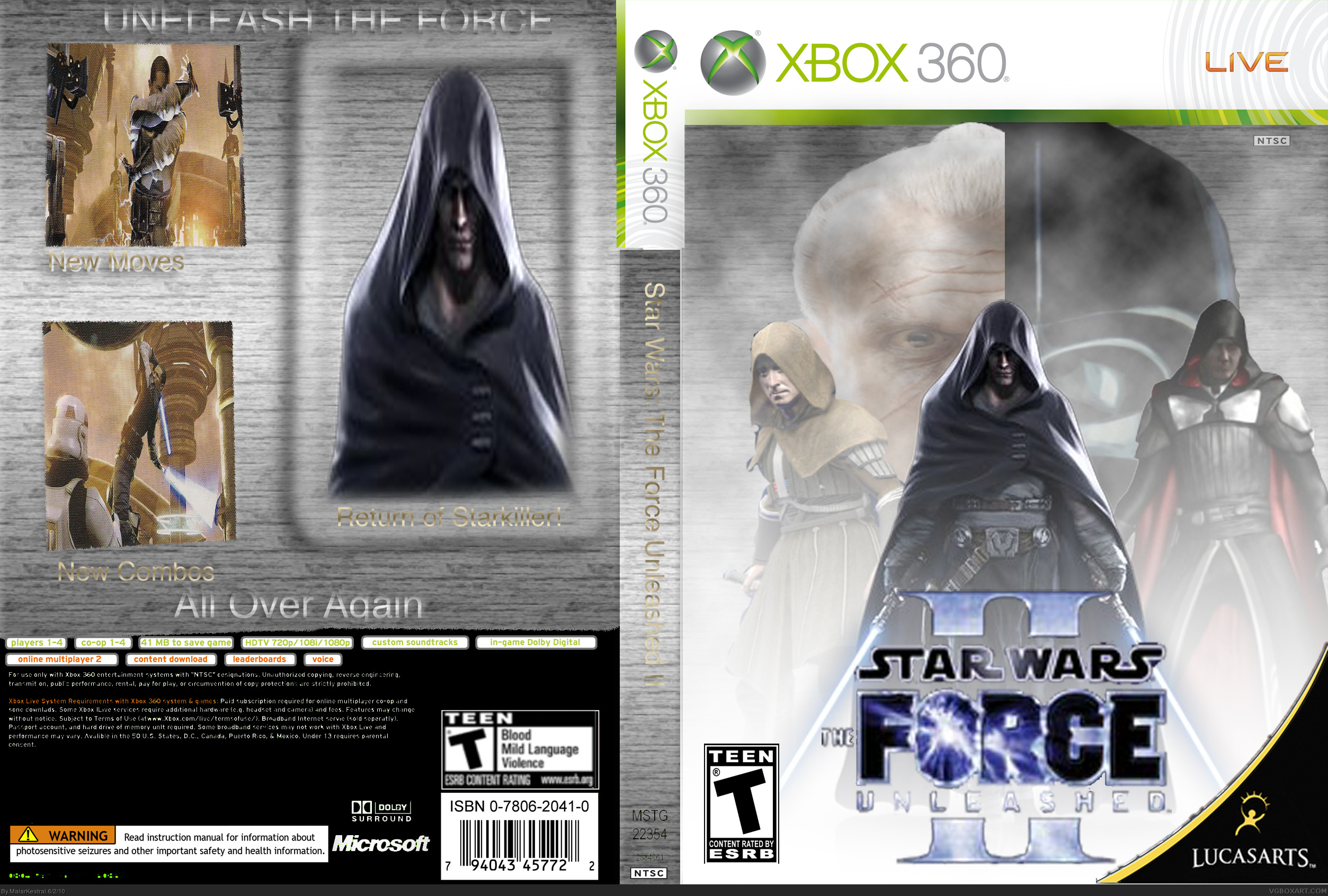 Star Wars: The Force Unleashed II box cover
