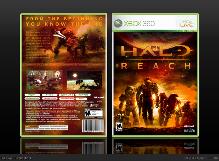 Halo Reach (Xbox 360) used xbox 360 play Games for Xbox360 game