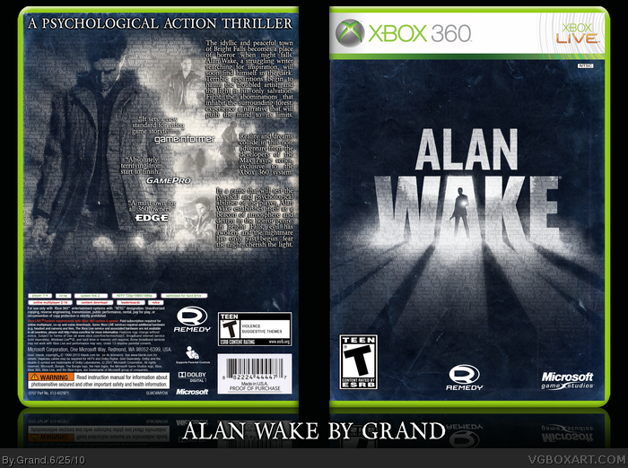 alan wake 2 xbox 360