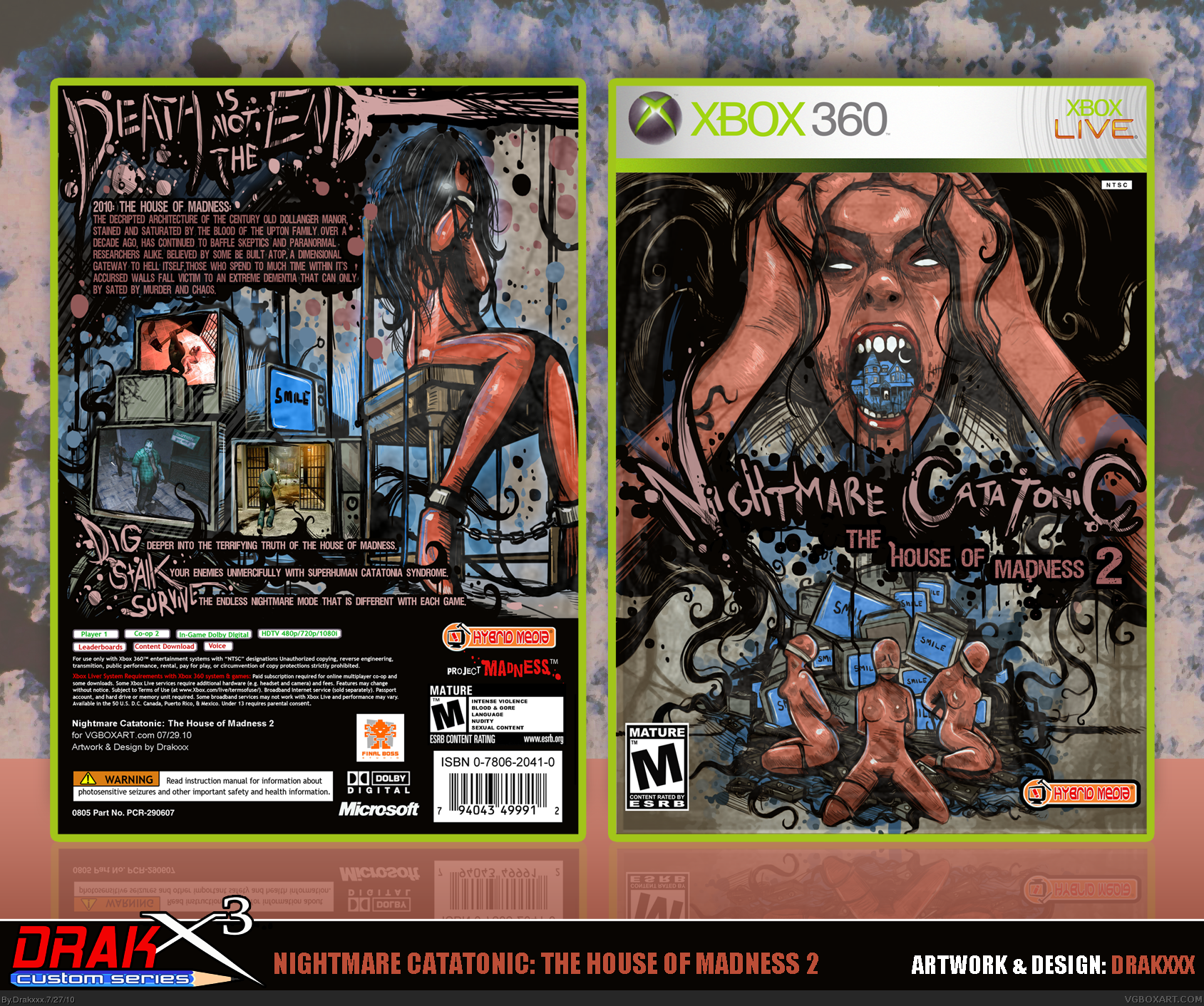 Nightmare Catatonic: The House of Madness 2 box cover