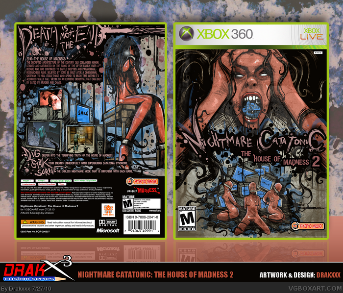 Nightmare Catatonic: The House of Madness 2 box art cover