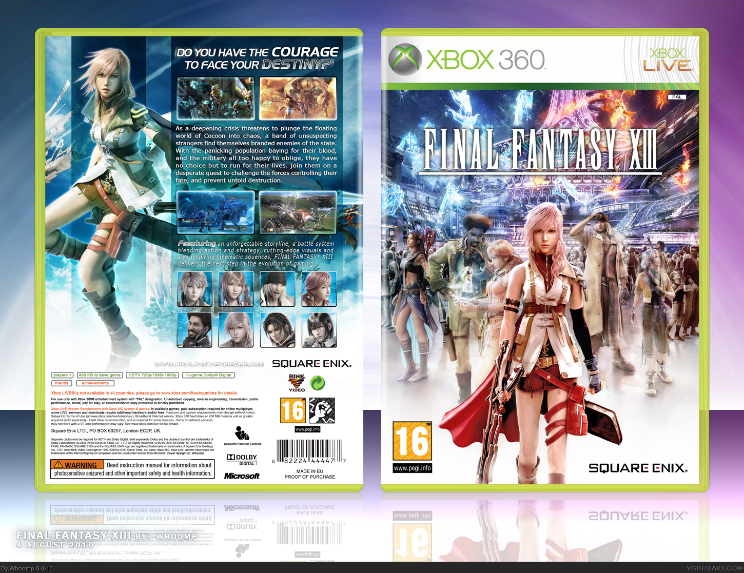 Viewing Full Size Final Fantasy Xiii Box Cover 0720