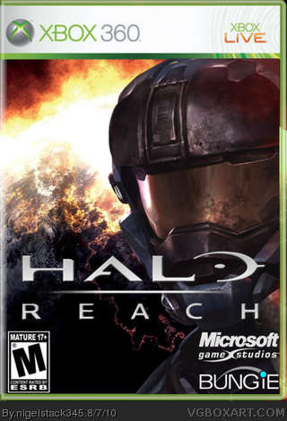 Halo Reach box cover