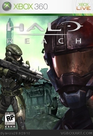 Halo: Reach Xbox 360 Box Art Cover by terzis28