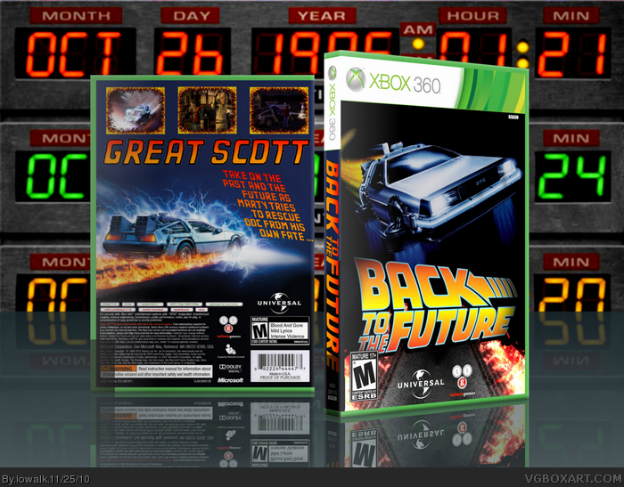 Back To The Future: The Game box art cover