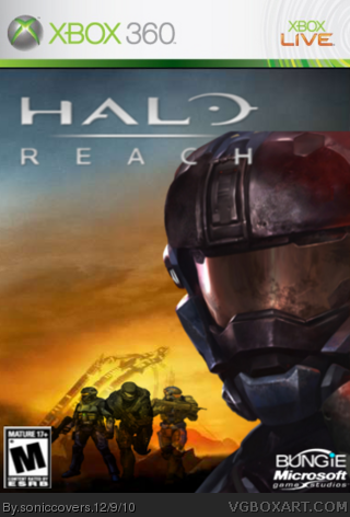 Halo: Reach Xbox 360 Box Art Cover by soniccovers