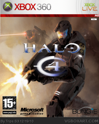 Halo 4 Xbox 360 Box Art Cover by Trips S3