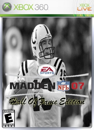 Madden NFL 07 Hall Of Fame Edition box cover