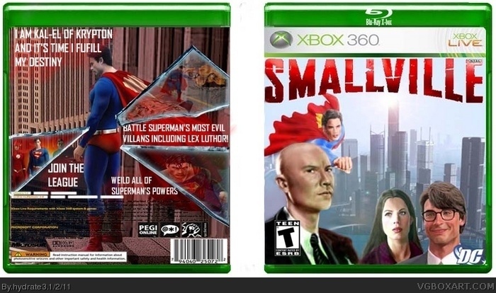 smallville the game box art cover