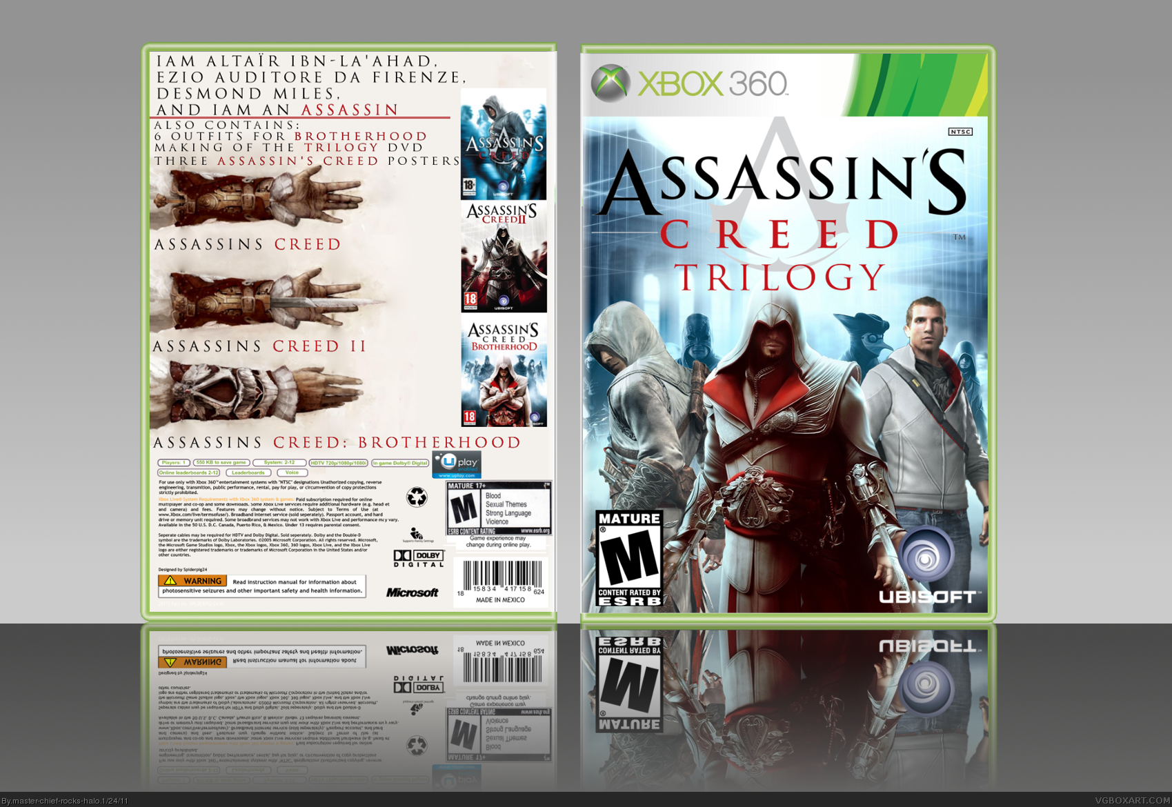 Viewing Full Size Assassin S Creed Trilogy Box Cover