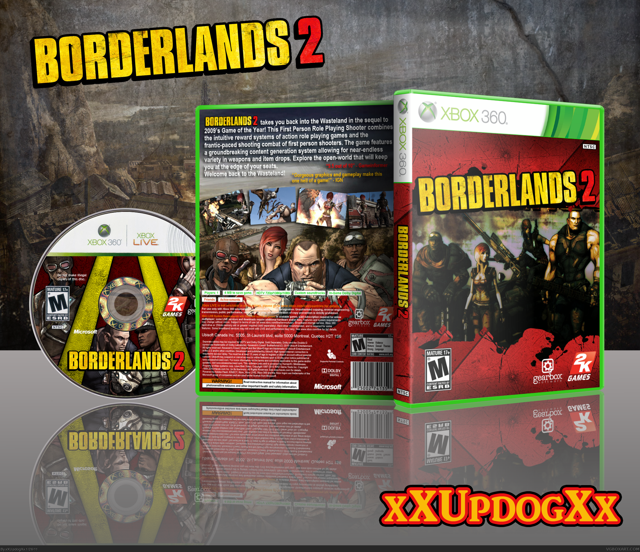Borderlands 2 box cover