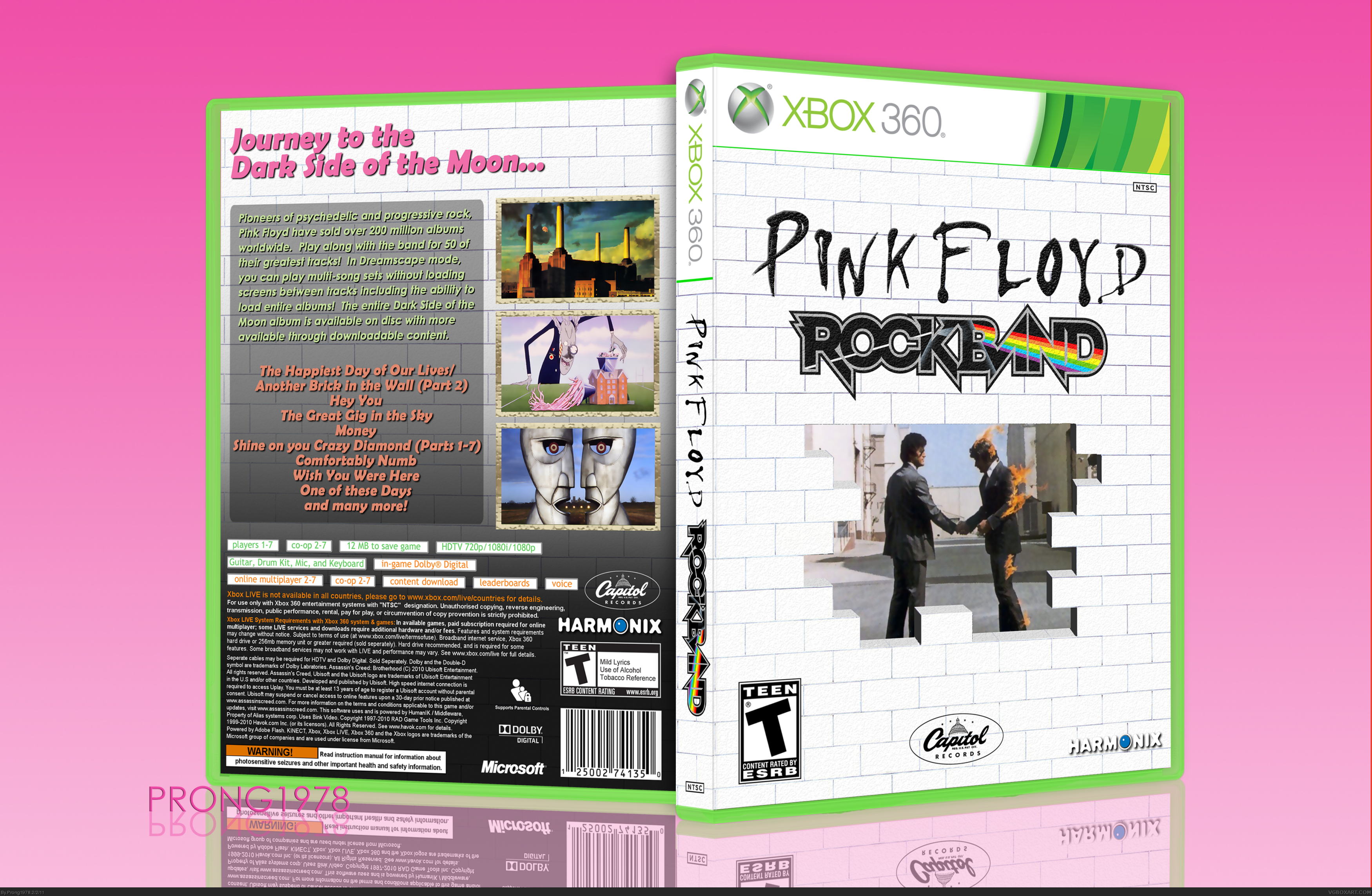 Rock Band: Pink Floyd box cover