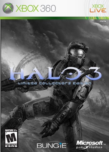 Halo 3 Limited Collector's Edition Xbox 360 Box Art Cover by werdney