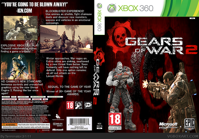 Gears of War 2 Xbox One X Enhanced Preview - Gamerheadquarters
