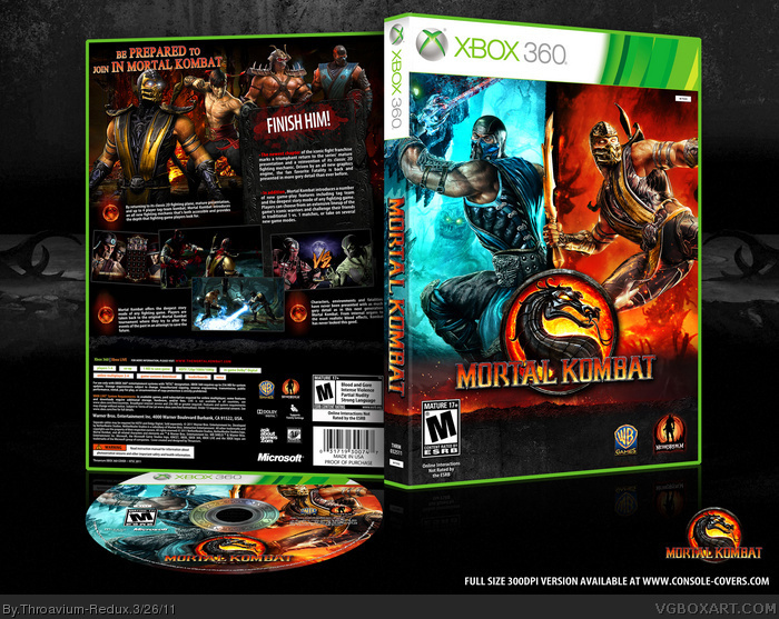 Mortal Kombat box art cover