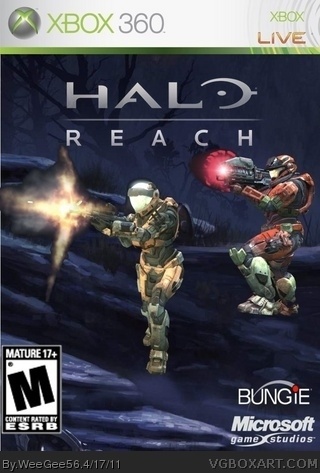 Halo: Reach Xbox 360 Box Art Cover by WeeGee56