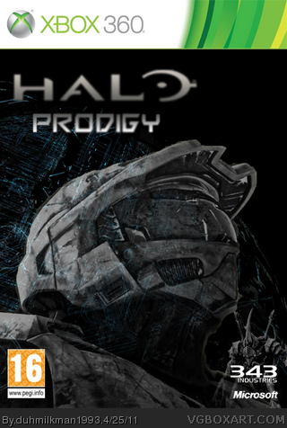 Halo: Prodigy Xbox 360 Box Art Cover by duhmilkman1993
