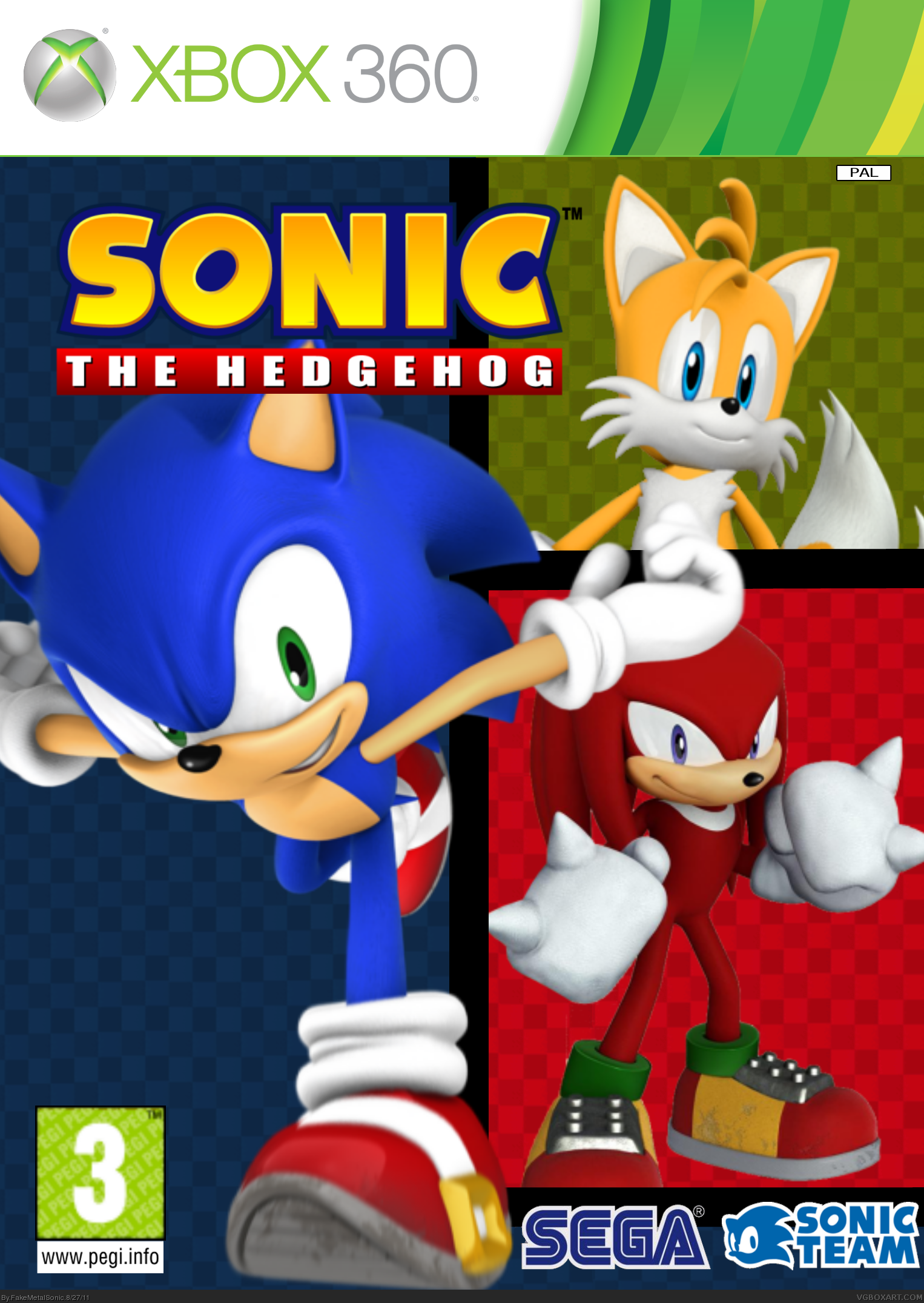 Sonic The Hedgehog box cover