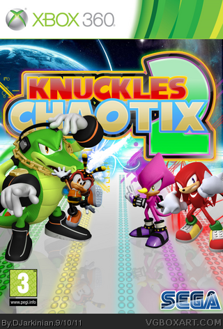 Knuckles' Chaotix 2 box art cover