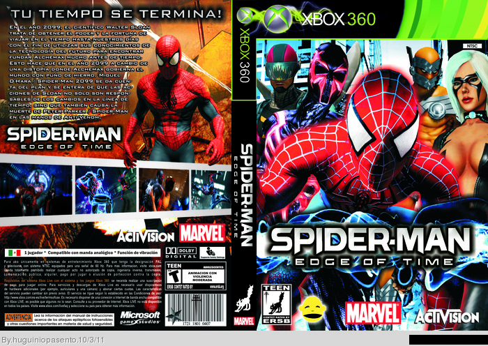 spider man edge of time xbox