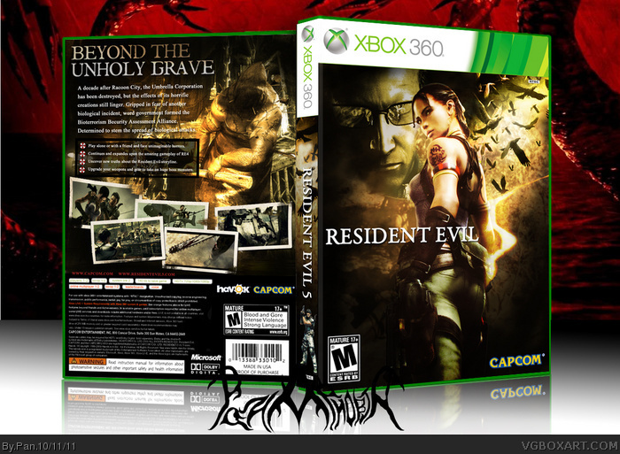 Resident Evil 5 box art cover