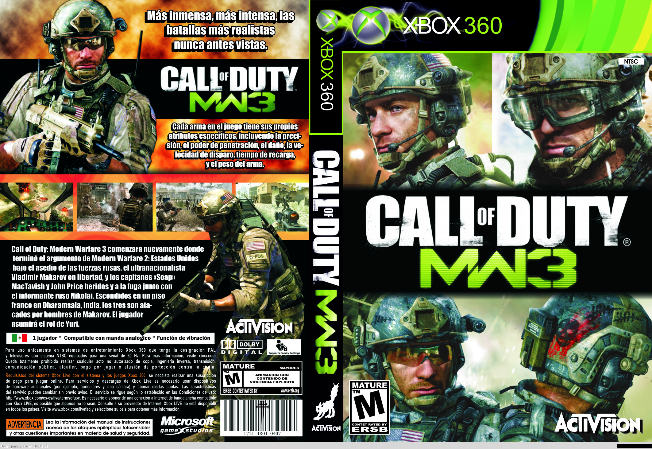 Call of Duty: Modern Warfare 3 box cover