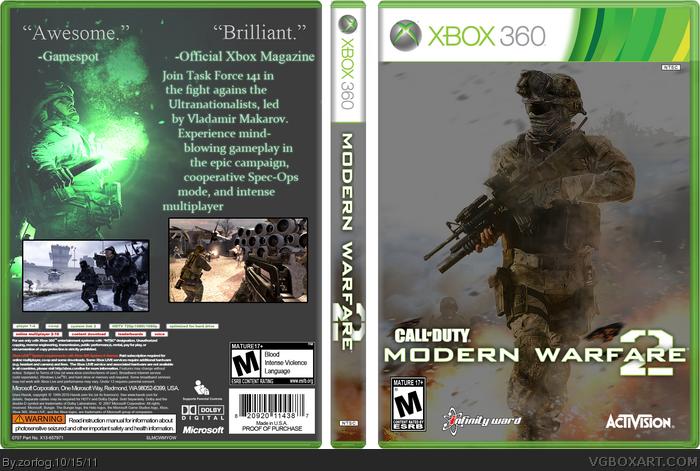 COD MW2 Xbox 360 signed cover art variant??? : r/gamecollecting