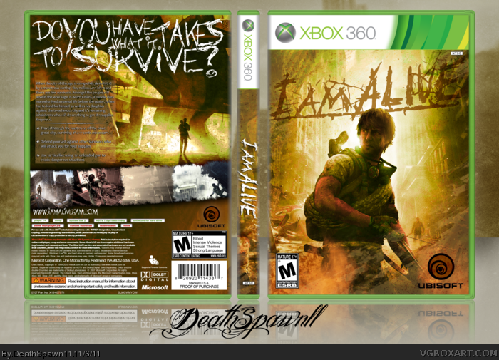 maatschappij Neem de telefoon op Vlieger I Am Alive Xbox 360 Box Art Cover by DeathSpawn11