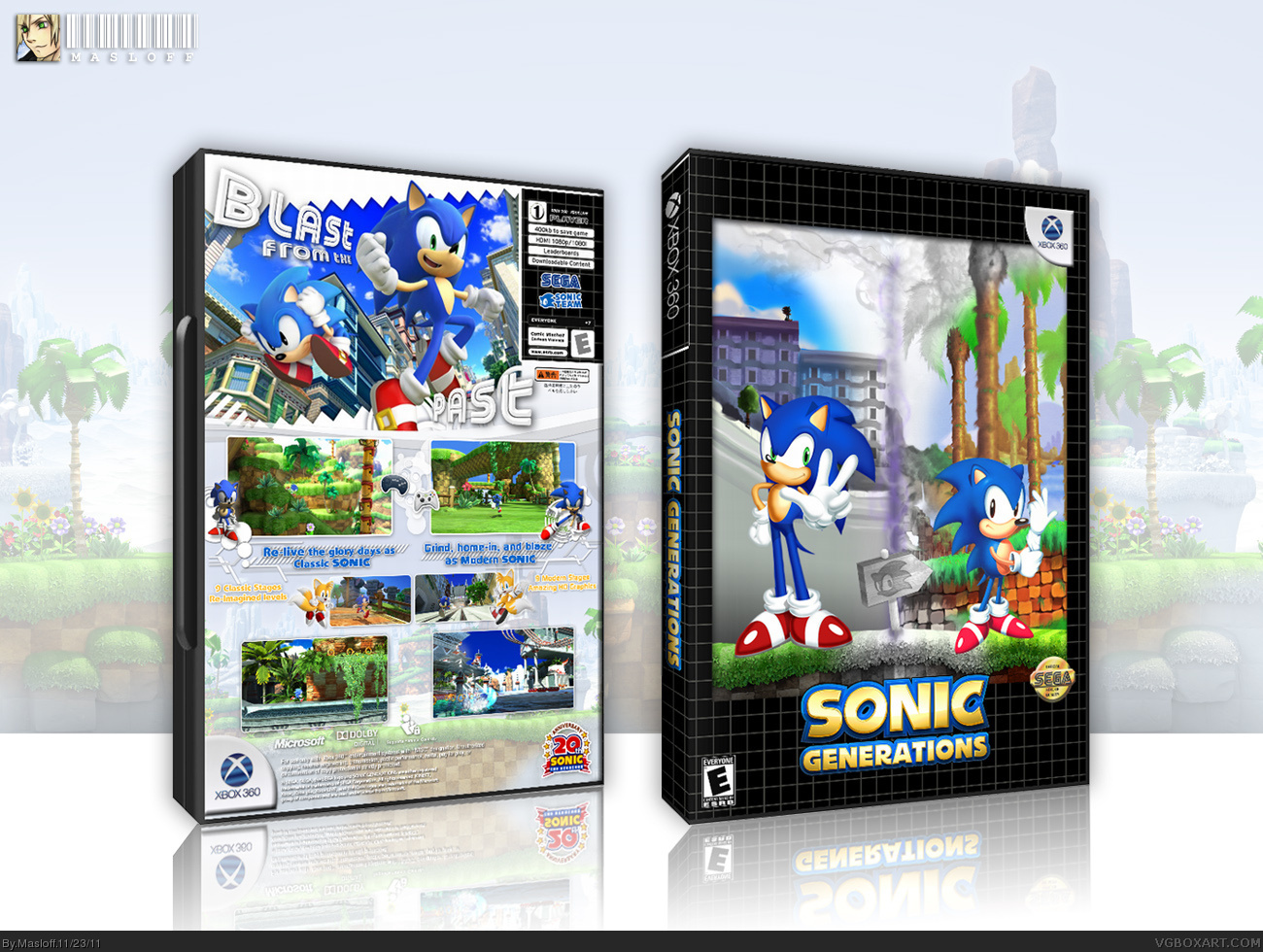 Купить sonic generations. Sonic CD Xbox 360. Соник генерейшен иксбокс 360. Sonic Generations Xbox 360 Box Art. Sonic Generations (Xbox 360).