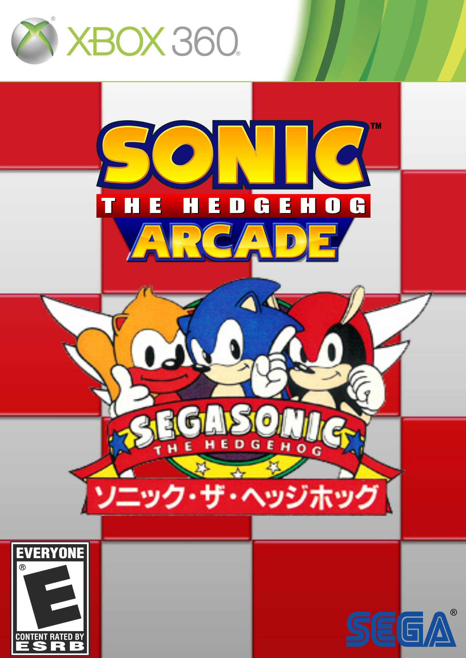 Sonic the Hedgehog Arcade - SEGASonic box cover