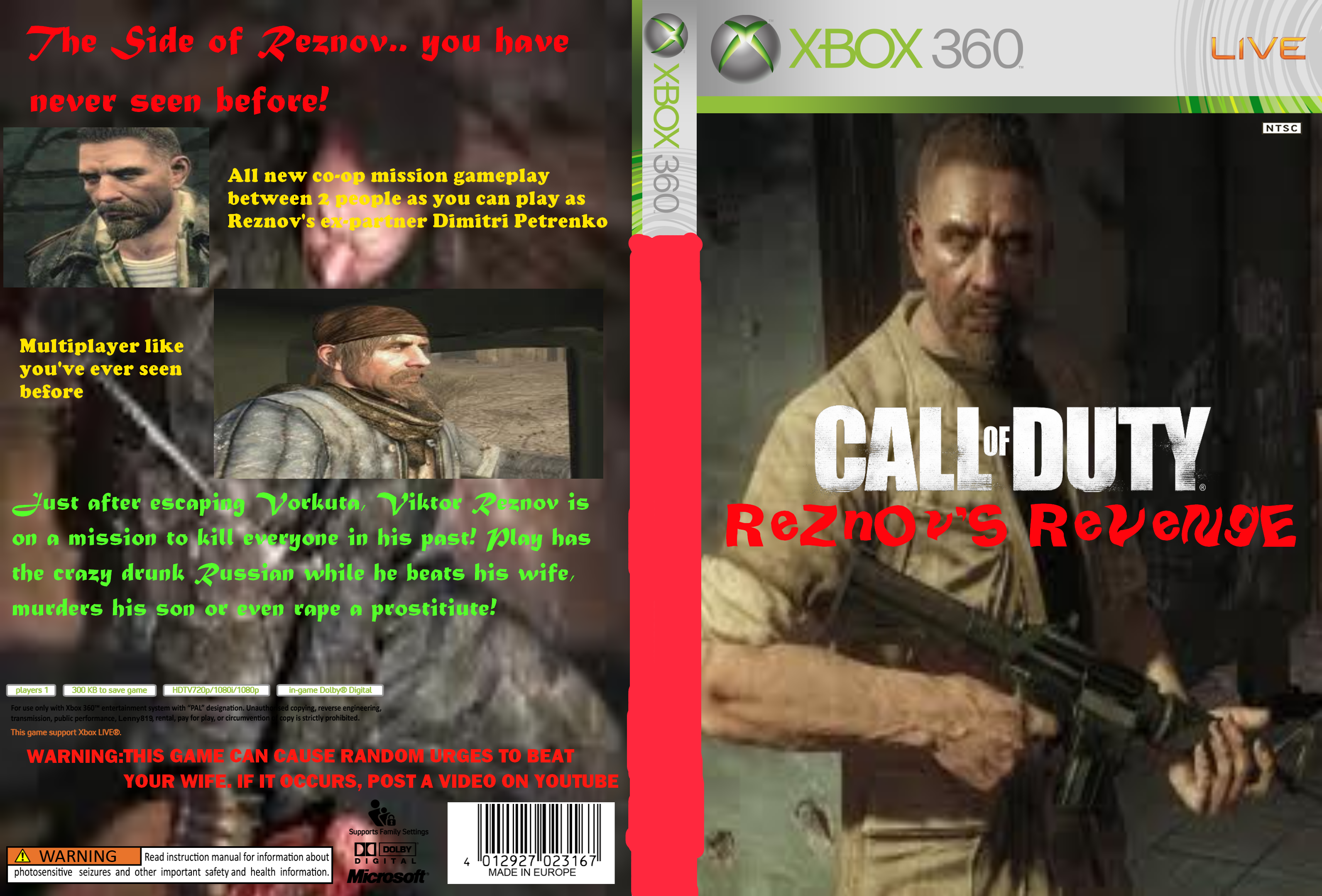 Call Of Duty: Reznov's Revenge box cover