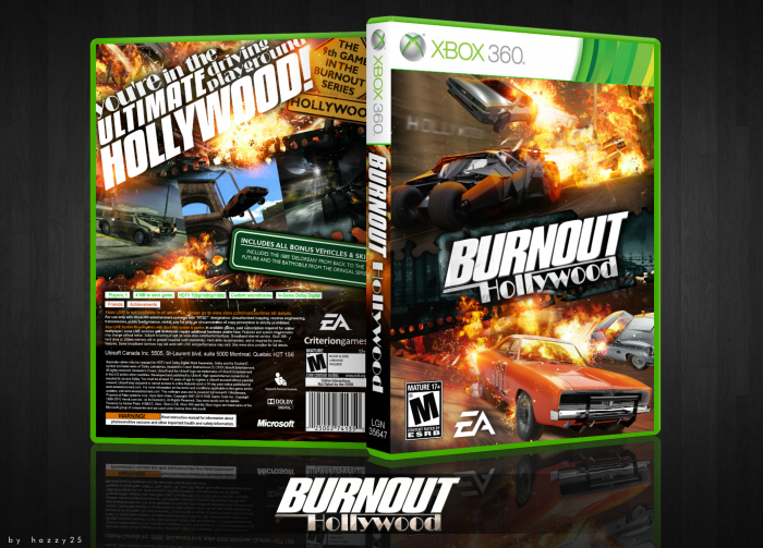 Burnout Hollywood box art cover