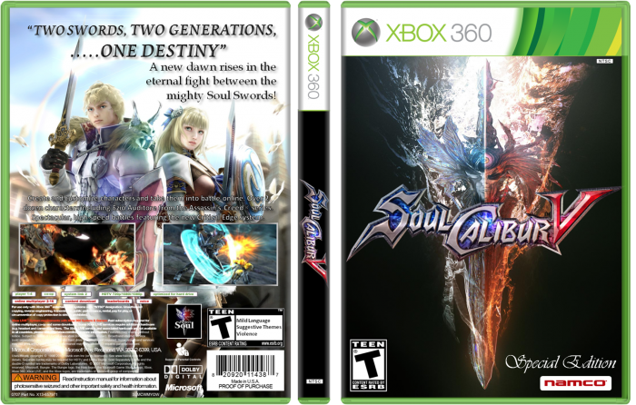Soul Calibur V Xbox Art Cover by ironwill8