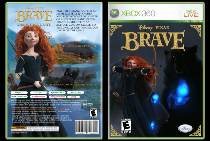 Brave box art cover