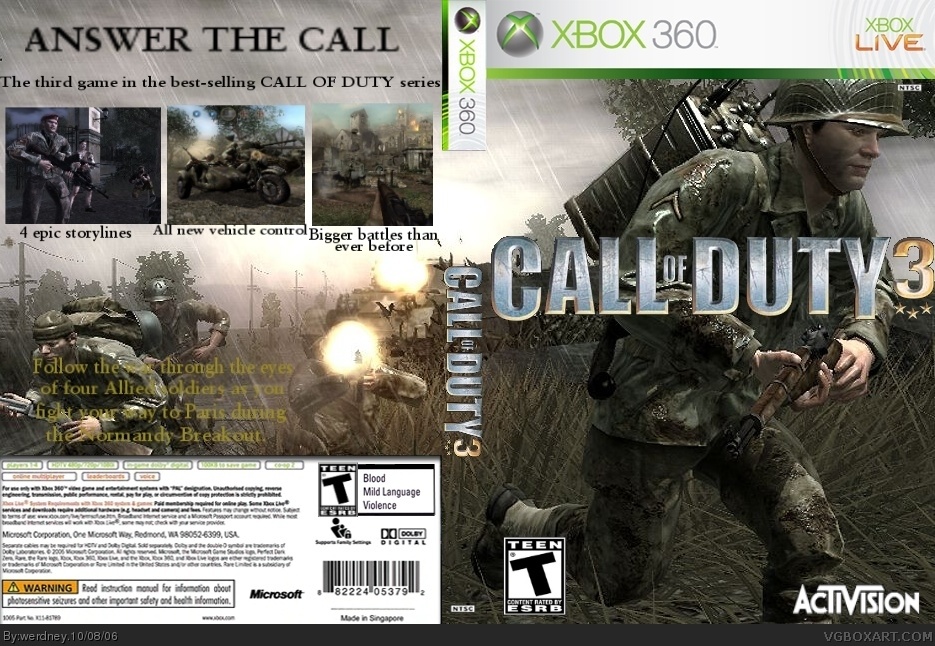 call of duty 3 roadtogaming