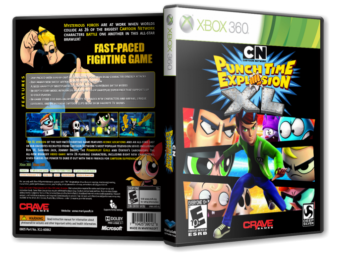 Cartoon Network Punch Time Explosion P/ XBOX360 (LTU/LT/JTAG/RGH)