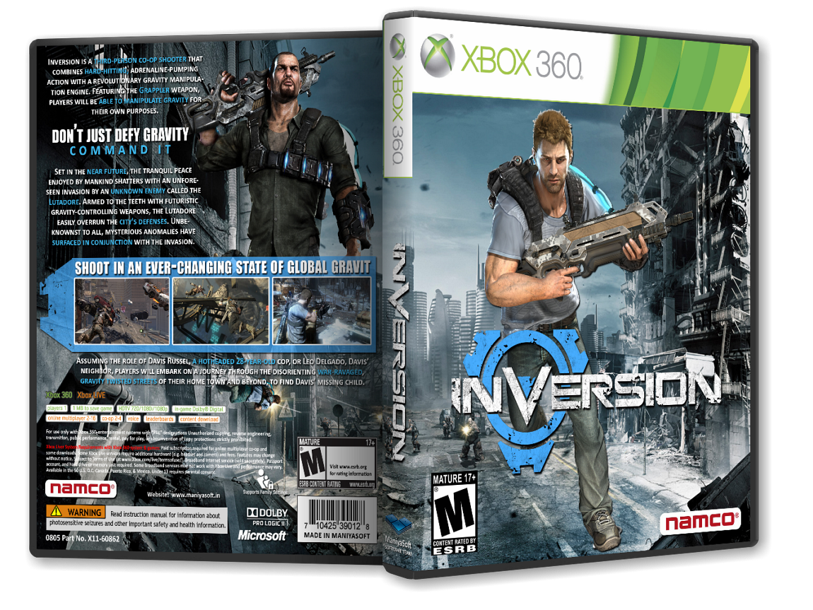 Коды игр xbox 360. Inversion (Xbox 360). Обложка для инверсион Икс бокс 360. Inversion Xbox 360 диск. PLAYSTATION 3 inversion.