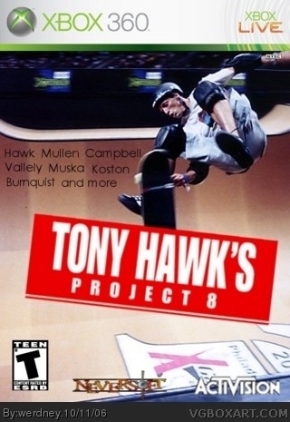  Tony Hawk's Project 8 - Xbox 360 : Video Games