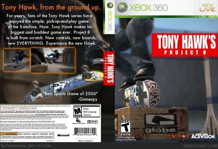 Tony Hawk Underground AND Tony Hawk's Project 8 2 disc set for XBOX