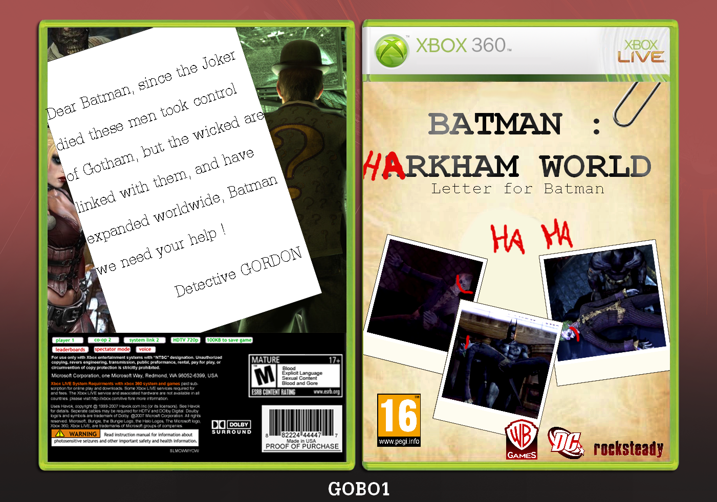 Batman Arkham World box cover
