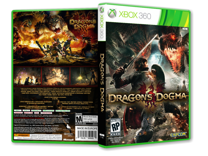 Jogo Dragons Dogma Xbox 360 Mídia Física Original