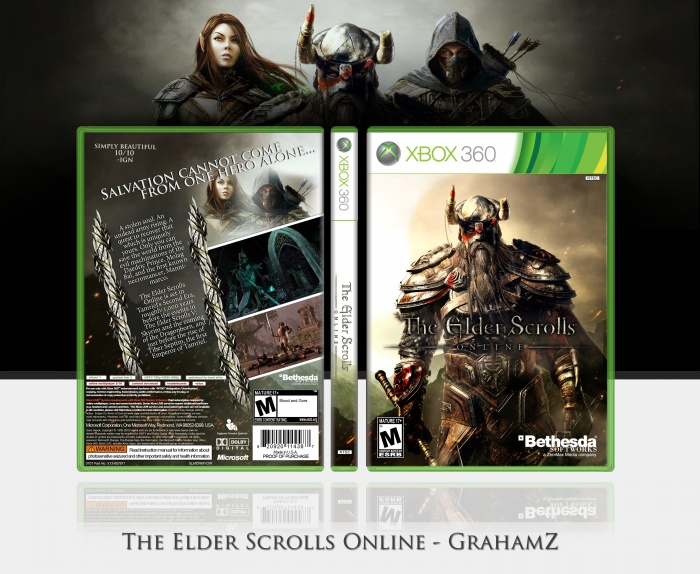 Keizer actrice Dronken worden The Elder Scrolls Online Xbox 360 Box Art Cover by GrahamZ
