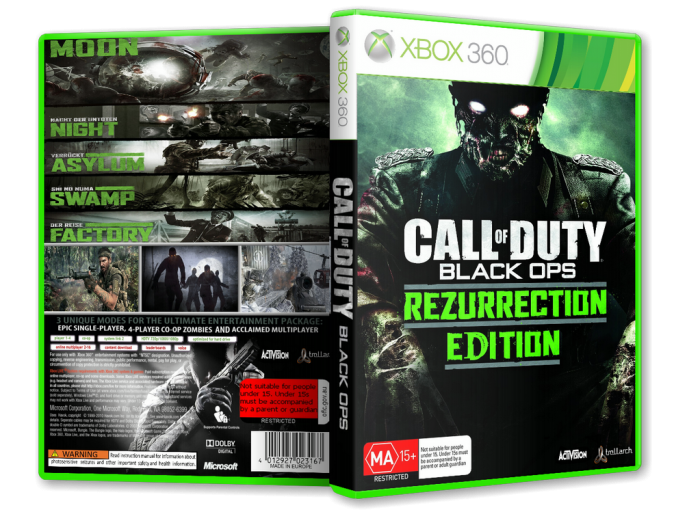 Call of Duty: Black Ops II Xbox 360 Replacement Game Cover Art Work