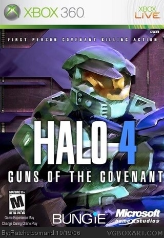 Halo 4 Xbox 360 Box Art Cover by Ratchetcomand